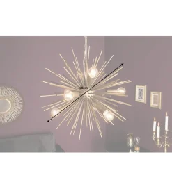 Lampa wisząca Sunlight 50 cm mosiężna