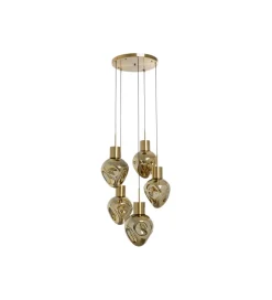Lampa wisząca SUPERNOVA AMBER CINQUE 50 cm