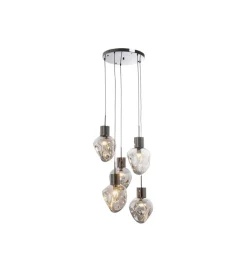 Lampa wisząca SUPERNOVA 50 cm smoky