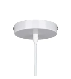 Lampa wisząca TECHO 52 cm ratan kremowa