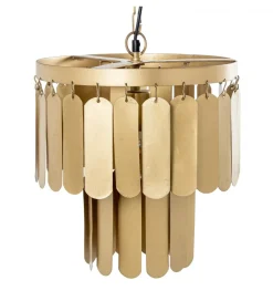 Lampa wisząca TECHO 30 cm złota