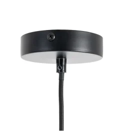 Lampa wisząca TEJA 25 cm lina papierowa ceglasty