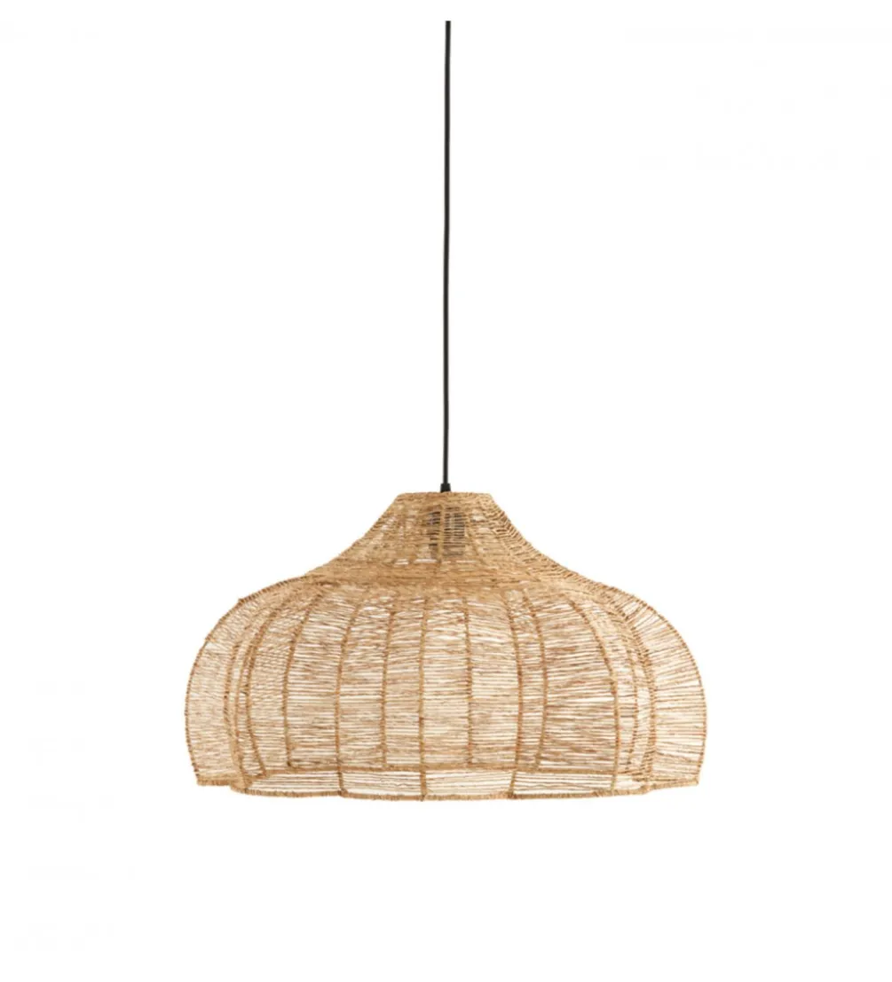 Lampa wisząca TONODA 60 cm juta naturalna