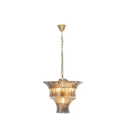 Lampa wisząca VENEZIA 50 cm smoke