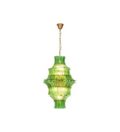 Lampa wisząca VENEZIA DOUBLE 53 cm zielony