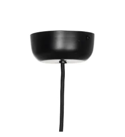 Lampa wisząca WRENKMA 60 cm pomarańczowo czarna
