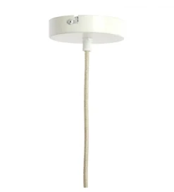 Lampa wisząca ZUBEDA 49 cm kremowa