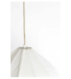 Lampa wisząca ZUBEDA 38 cm kremowa