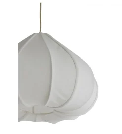 Lampa wisząca ZUBEDA 38 cm kremowa
