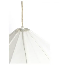Lampa wisząca ZUBEDA 58 cm kremowa