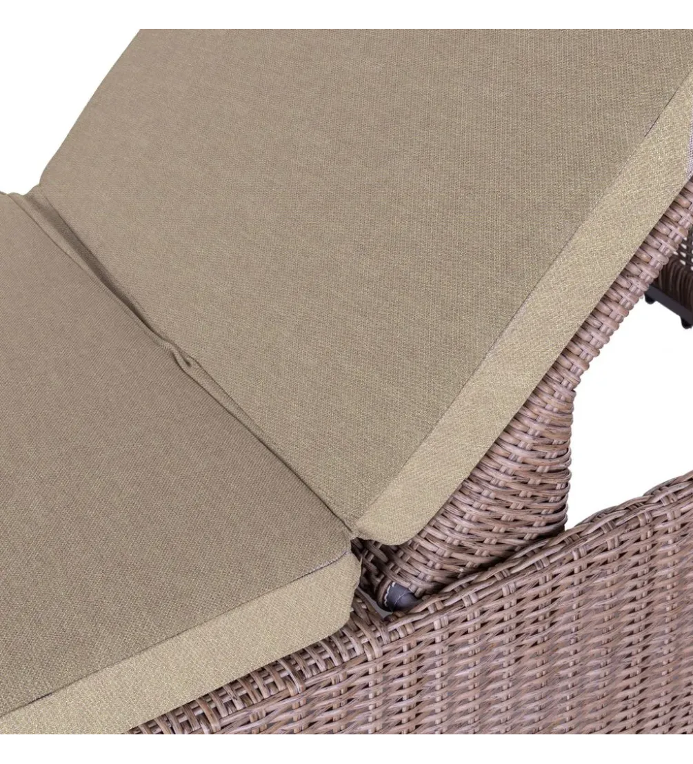 Leżak PISTON 200 cm rattan