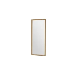 Lustro ALVAR 50 cm drewno dąb