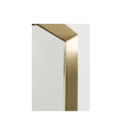Lustro AREZZO trapez mosiądź 65 x 160 cm