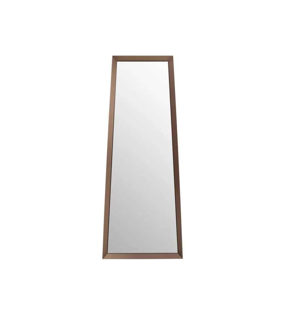 Lustro AREZZO trapez 65 x 160 cm kawowy