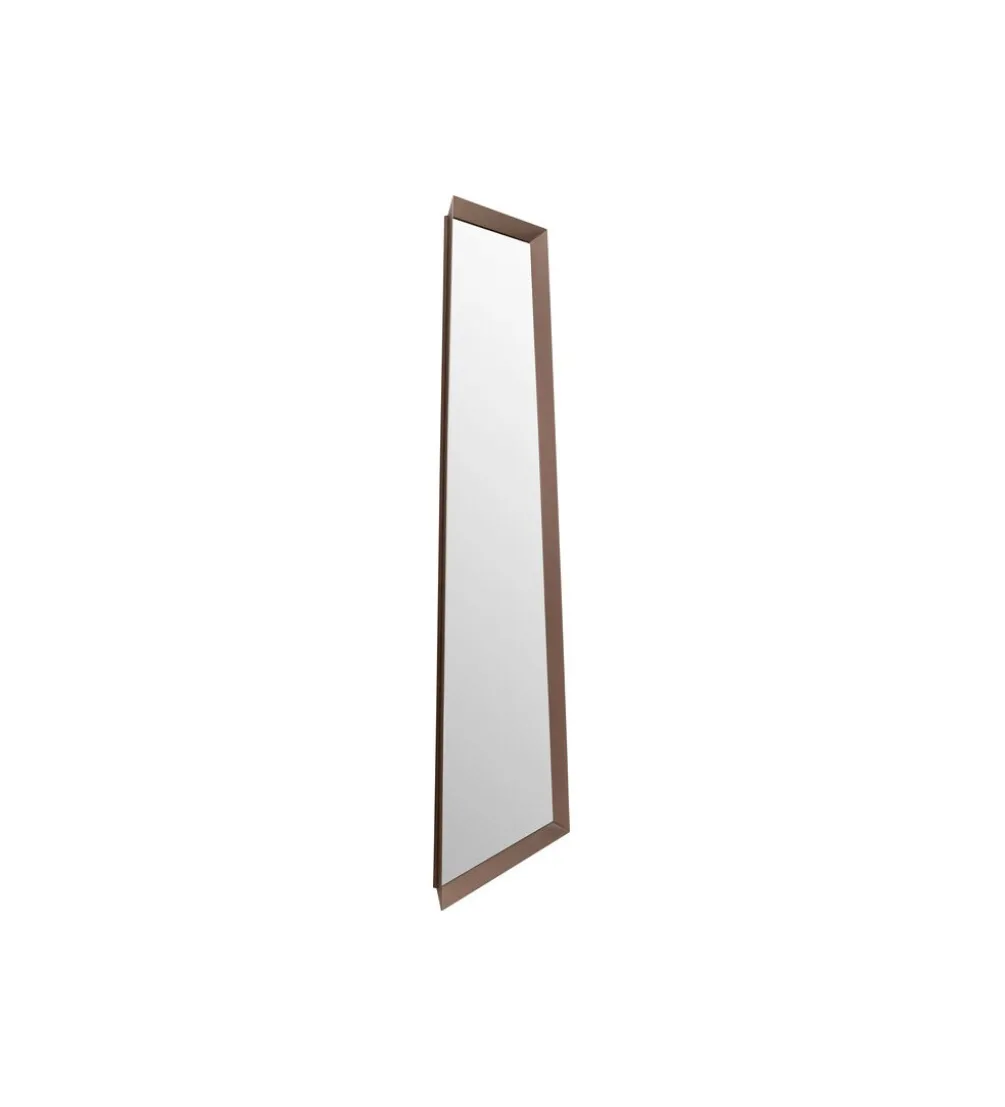 Lustro AREZZO trapez 65 x 160 cm kawowy