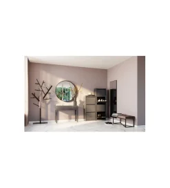 Lustro BELLA 60 x 180 cm czarne