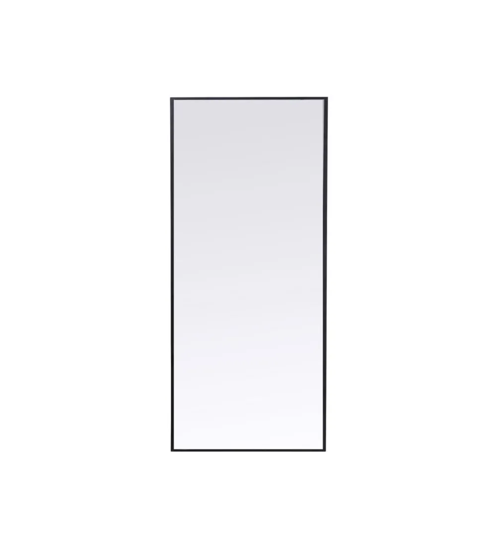 Lustro BELLA 60 x 180 cm czarne