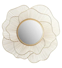 Lustro ścienne BLUME 77 cm złote