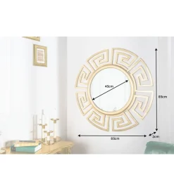 Lustro ścienne Euphoria 85 cm złote
