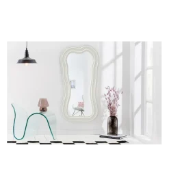 Lustro ścienne FUENTE II RUBIO 100 cm białe
