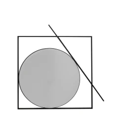 Lustro ścienne MIRO 88 cm czarne