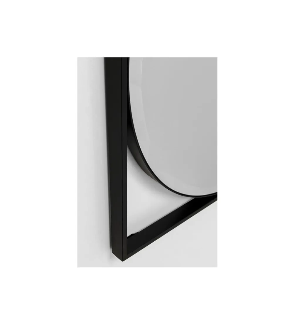 Lustro ścienne MIRO 88 cm czarne