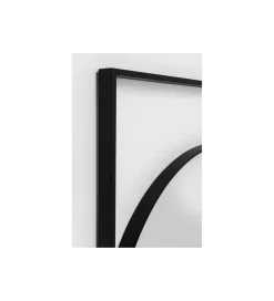 Lustro ścienne MIRO 88 cm czarne