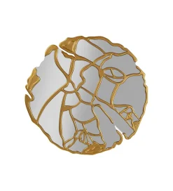Lustro ścienne Pieces 100 cm złote