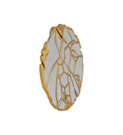 Lustro ścienne Pieces 100 cm złote