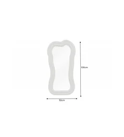 Lustro ścienne RUBIO 100 cm greige
