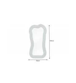 Lustro ścienne RUBIO 100 cm zielone