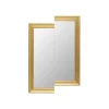 Lustro DOUBLE VISION RECTANGULAR 121 x 81 cm złote