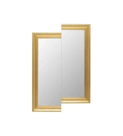 Lustro DOUBLE VISION RECTANGULAR 121 x 81 cm złote
