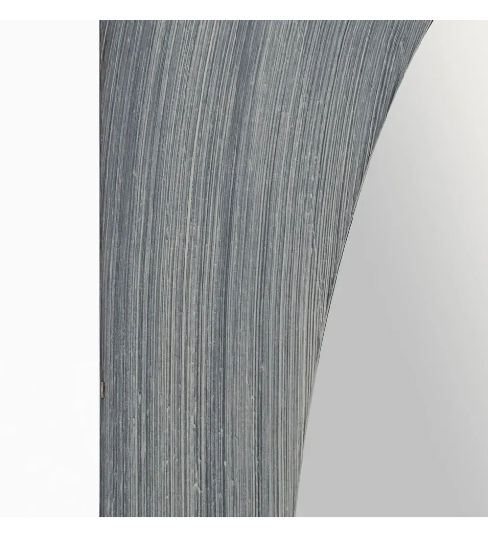 Lustro ESPEN 175 cm drewno paulownia szaro niebieskie