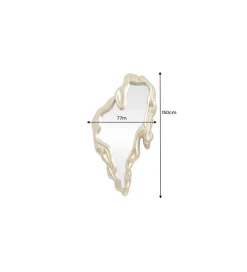 Lustro FLUIDUM 150 cm złote