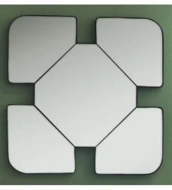 Lustro FORMATEA 60 x 60 cm czarne