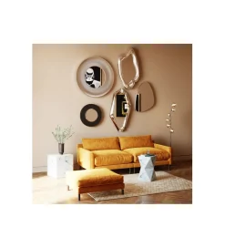 Lustro Hologram 117 cm x 68 cm srebrne
