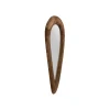 Lustro JORGE 91 x 45 cm drewno akacja naturalne