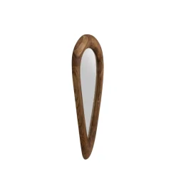 Lustro JORGE 91 x 45 cm drewno akacja naturalne
