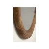 Lustro JORGE 80 x 78 cm drewno akacja naturalne