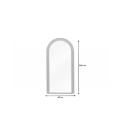 Lustro KIRAZ 160 cm czarne