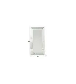 Lustro Linea 200 cm srebrne