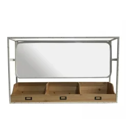 Lustro MACAO 100 cm drewno świerkowe