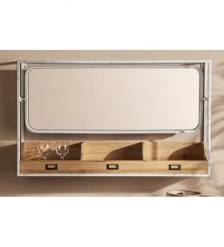 Lustro MACAO 100 cm drewno świerkowe