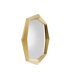 Lustro OCTAGON 80 x 80 cm złote