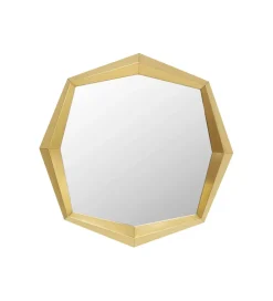 Lustro OCTAGON 80 x 80 cm złote