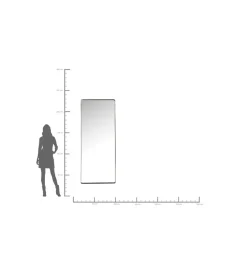 Lustro OMBRA 200 x 80 cm czarne