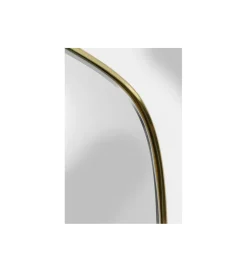 Lustro SHAPE 110 cm x 10 cm w kolorze mosiądzu