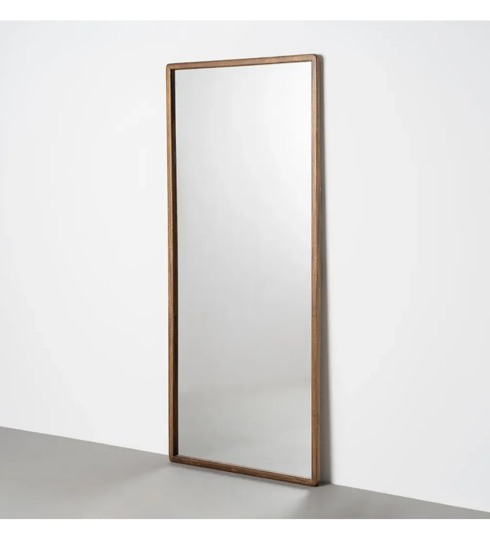 Lustro SITEMATH 180 cm drewno paulowni brązowe