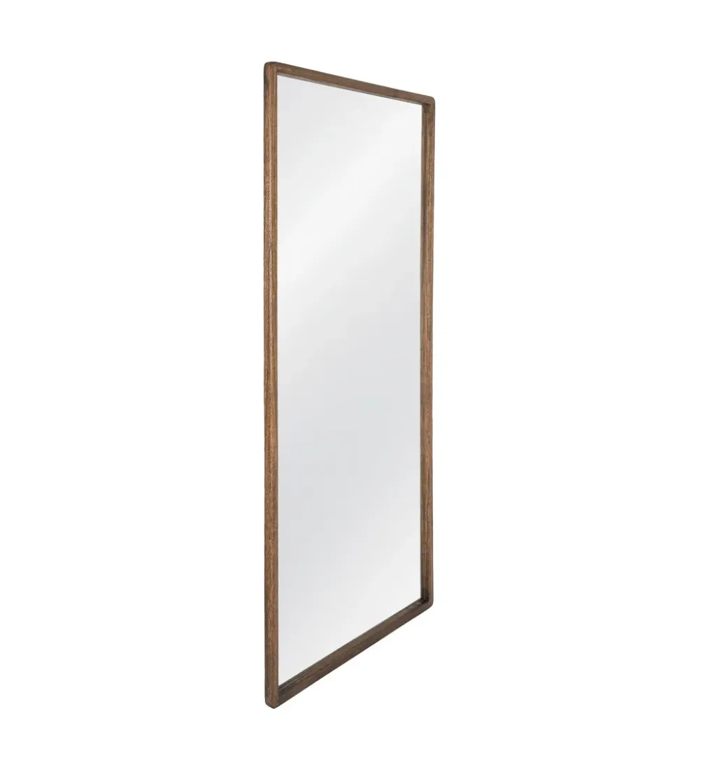 Lustro SITEMATH 180 cm drewno paulowni brązowe